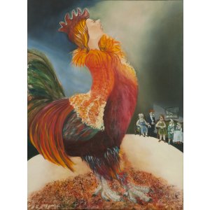 Nightingale, 80 x 60 cm