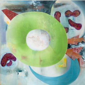 Um Wandlung - Umwandlung, 100 x 100 cm