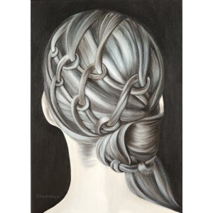 Frisierte 3, 70 x 50 cm