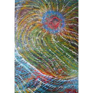 Netzwerk, 100 x 70 cm