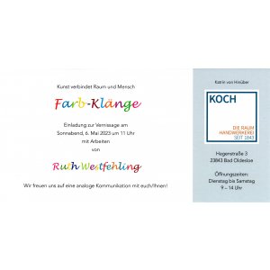 Einladung Rückseite